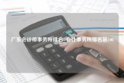 广东会计师事务所排名_会计事务所排名前100