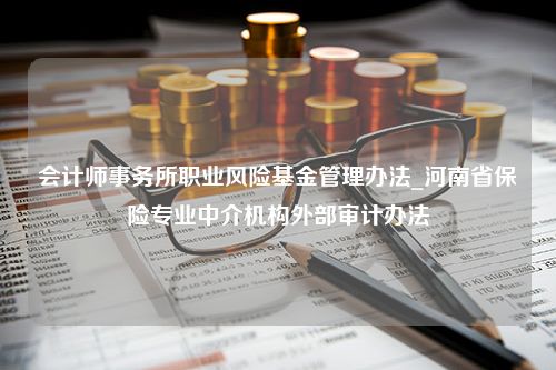 会计师事务所职业风险基金管理办法_河南省保险专业中介机构外部审计办法