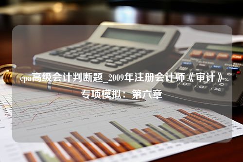 cpa高级会计判断题_2009年注册会计师《审计》专项模拟：第六章