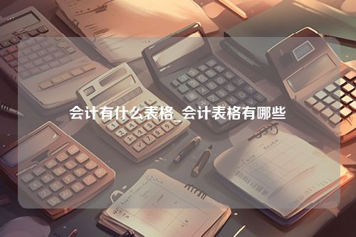 会计有什么表格_会计表格有哪些